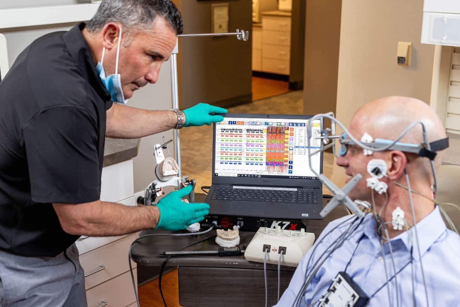 Dr. Haddad with patient 2
